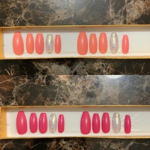 Press on nails (color changing)